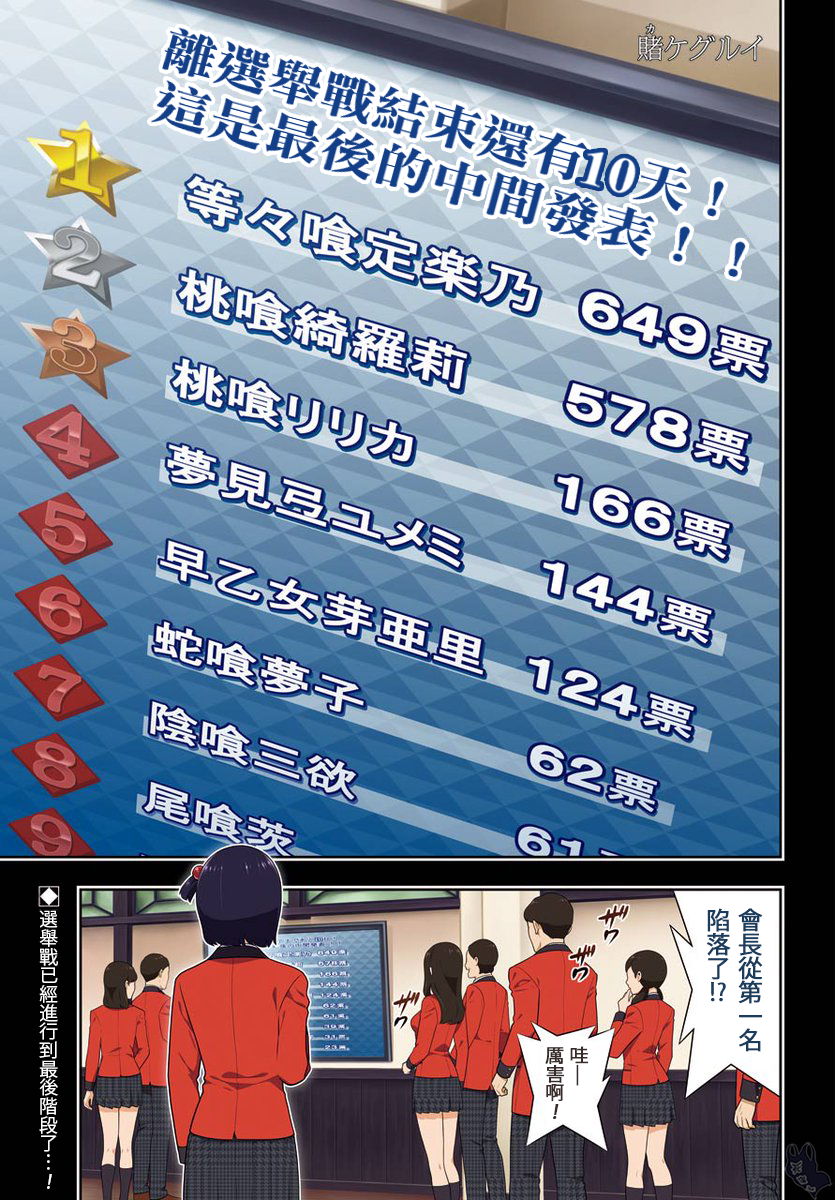 《狂赌之渊（賭ケグルイ）》漫画 第63集