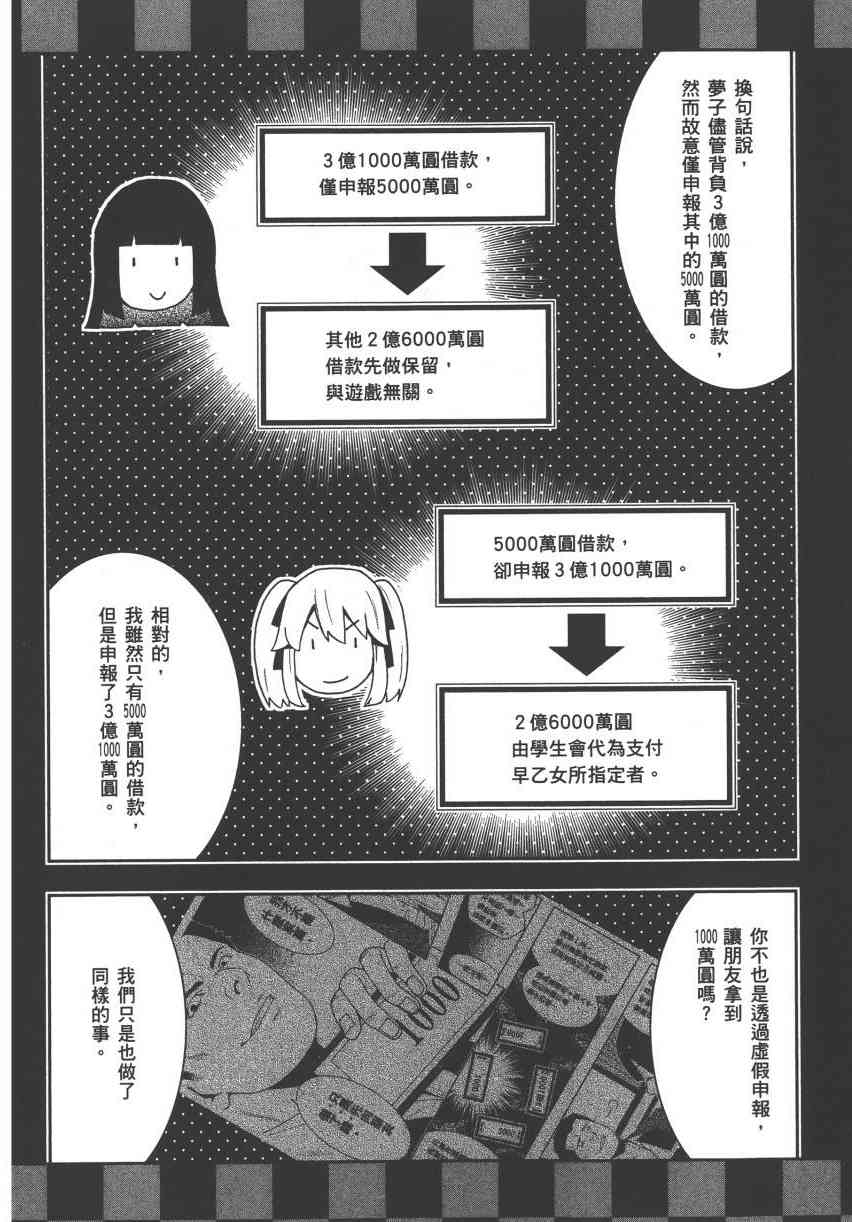 《狂赌之渊（賭ケグルイ）》漫画 第9集+卷末四格