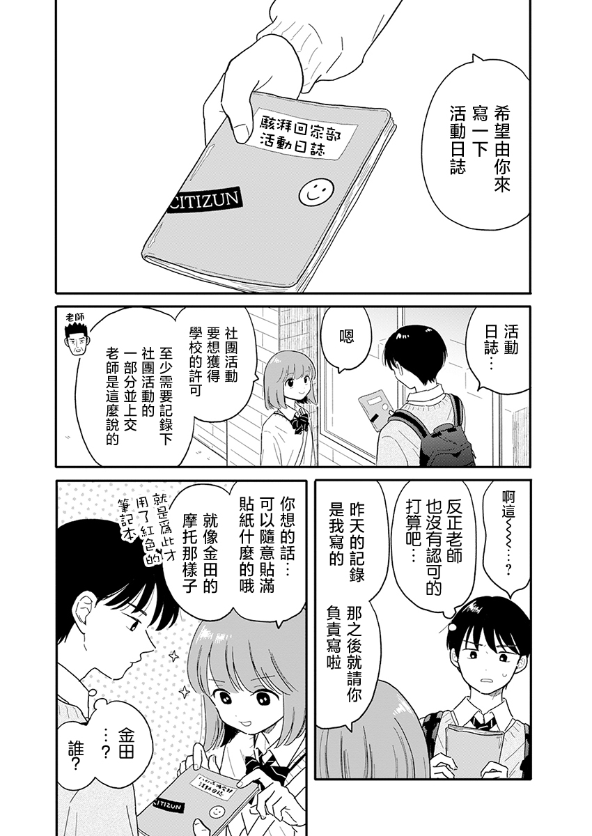《放学后归宅日常》漫画 第2话