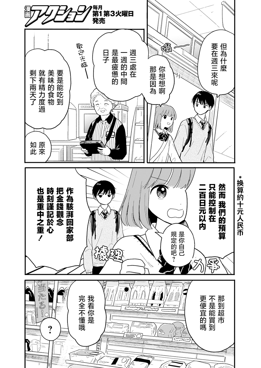 《放学后归宅日常》漫画 第2话