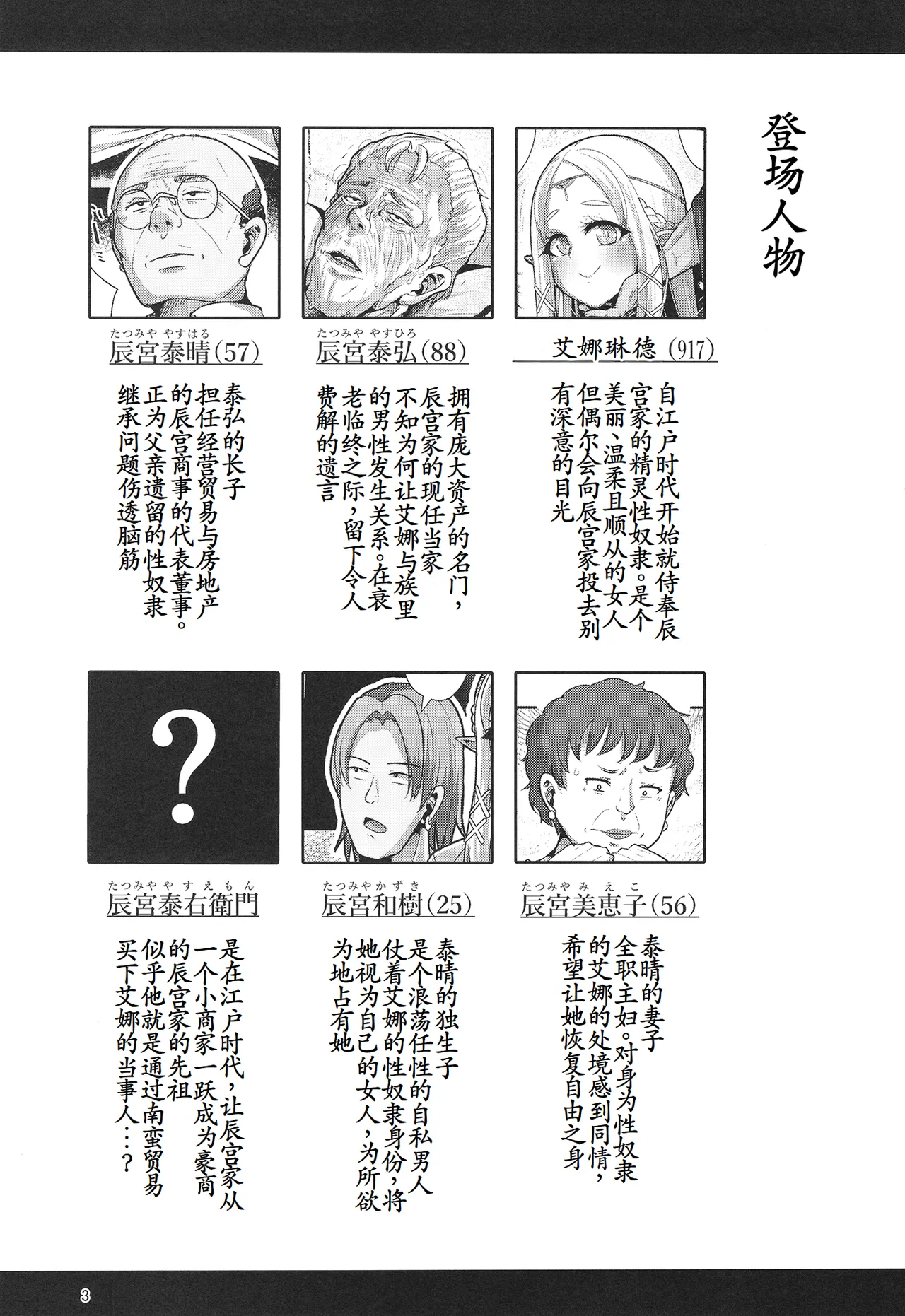 《H性奴隷エルフの相続問題について～臨終編》漫画 第2話