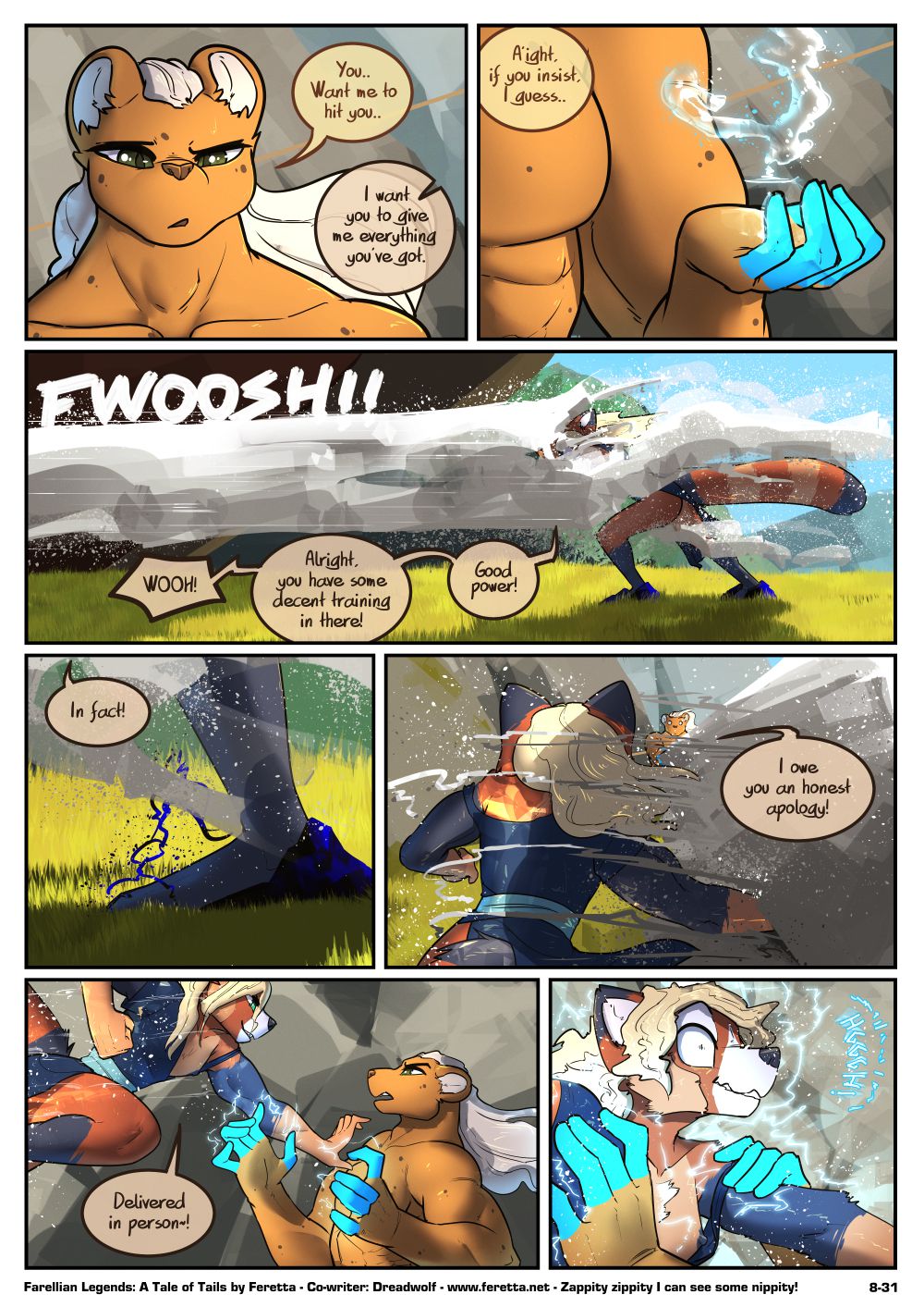 《A Tale of Tails- Chapter 8 - Power Play (ongoing)》漫画 第8話英文p1-103