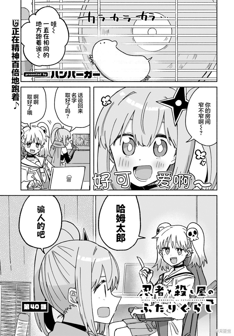 《忍者与杀手的同居日常》漫画 第40話