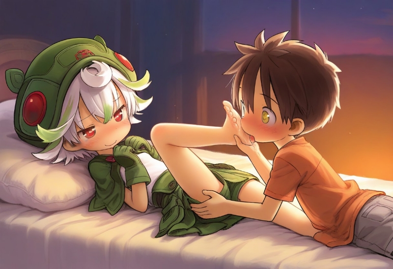 《XP合集：漫画还原风-Al（来自深渊）》漫画 舔脚(一)