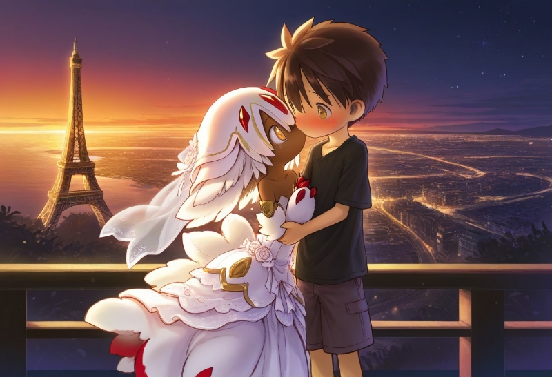 《XP合集：漫画还原风-Al（来自深渊）》漫画 雷古遇到莉可前的幻想