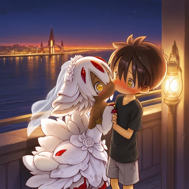 《XP合集：漫画还原风-Al（来自深渊）》漫画 雷古遇到莉可前的幻想