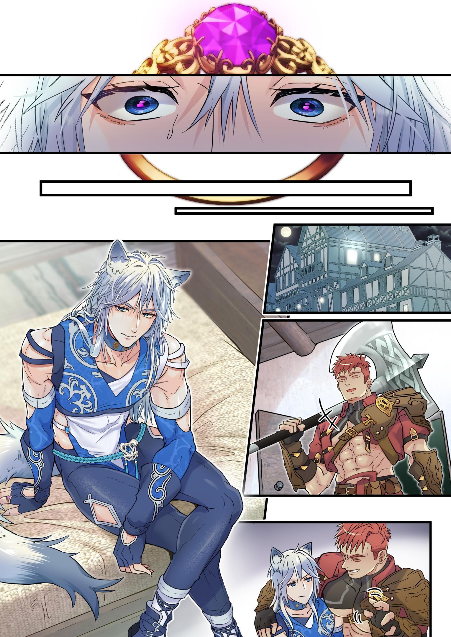 《生イキ狼は状態異常:カントボーイになった! /狂妄之狼陷入状态异常：变成了CUNTBOY》漫画 熟肉