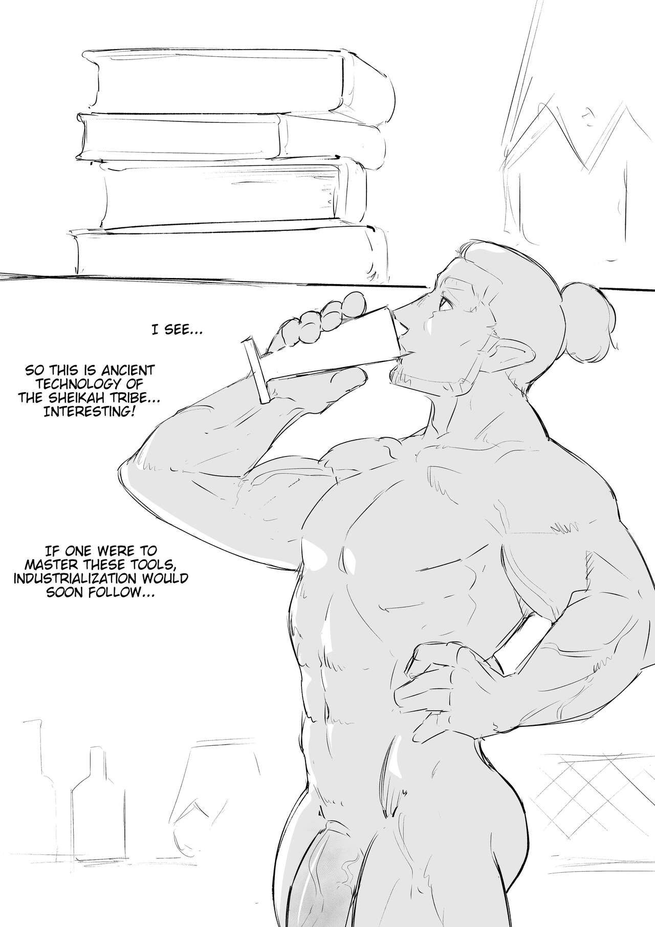 《ゲルドの雄汁 (ゼルダの伝説 ブレス オブ ザ ワイルド)[英訳]》漫画 英訳