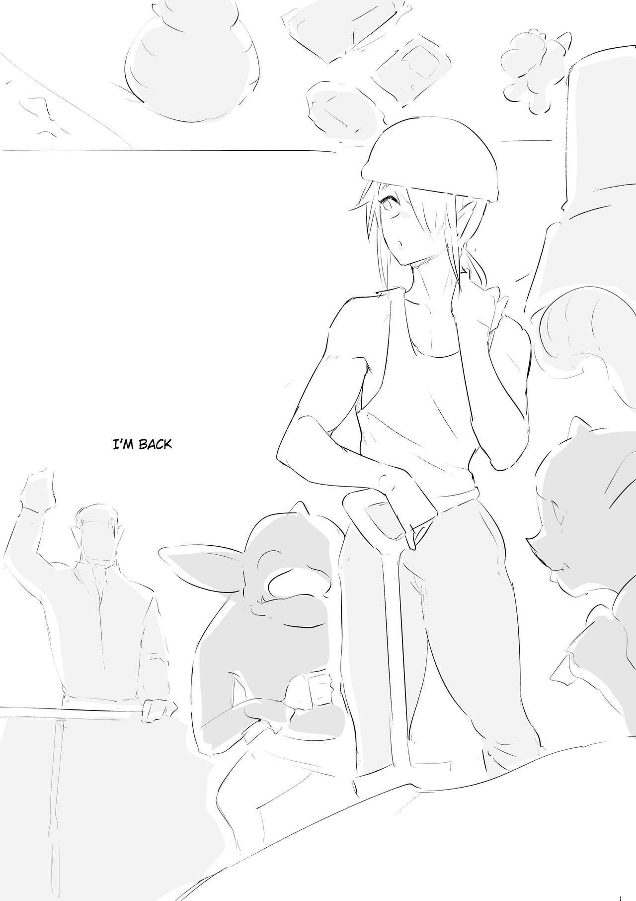 《ゲルドの雄汁 (ゼルダの伝説 ブレス オブ ザ ワイルド)[英訳]》漫画 英訳