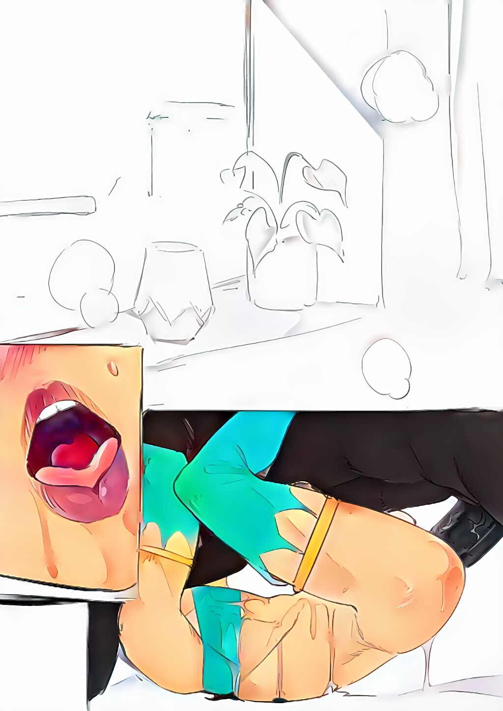 《ゲルドの雄汁 (ゼルダの伝説 ブレス オブ ザ ワイルド)[英訳]》漫画 全彩英訳AI上色