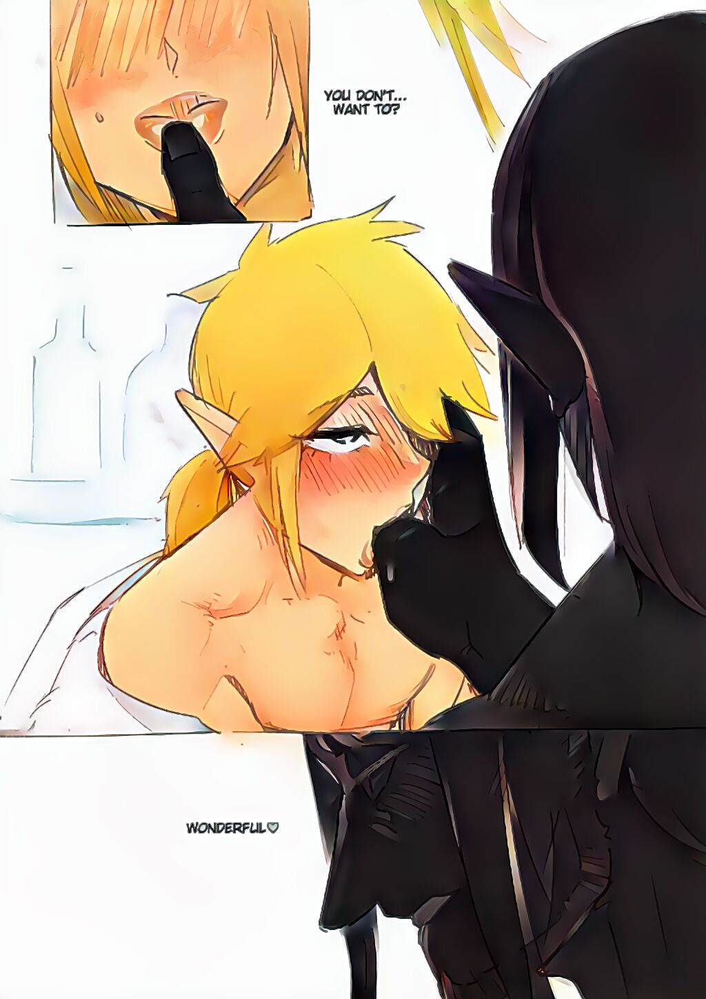 《ゲルドの雄汁 (ゼルダの伝説 ブレス オブ ザ ワイルド)[英訳]》漫画 全彩英訳AI上色