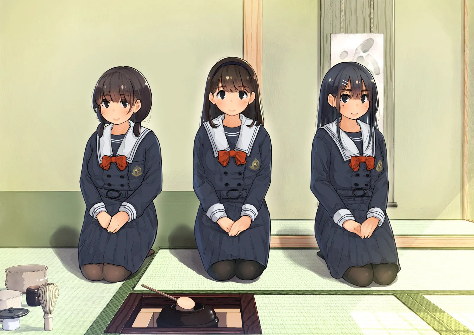 《性茶道部 オープニング～副部長前後編》漫画 全彩生肉