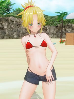 ビーチで魔力漁りモ (Fate/Grand Order)