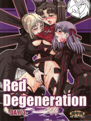 (COMIC1☆2) Red Degeneration -DAY/3- (Fate/stay night) [中国翻訳]